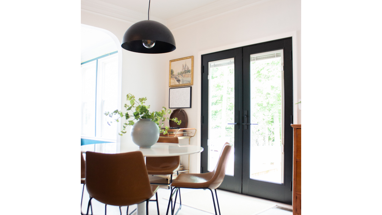 a-series inswing patio door with blinds